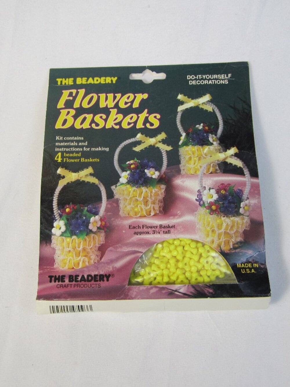 The Beadery Flower Baskets Kit #4793 Vintage - NEW